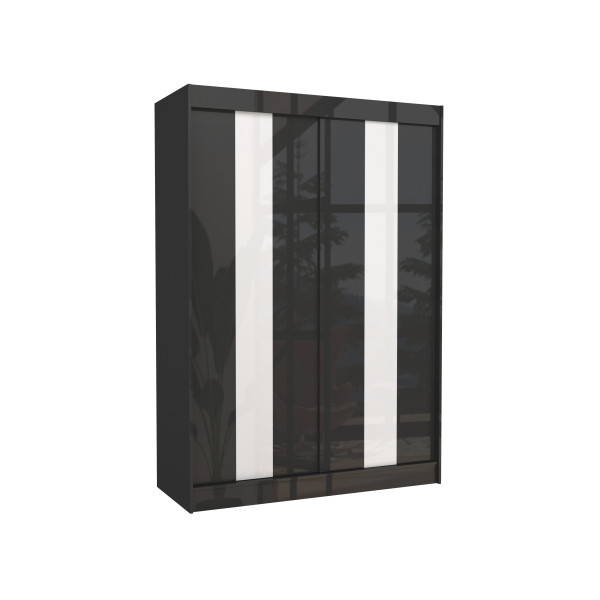 Szafa przesuwna z lacobelem KAREN 150 Black 1018616