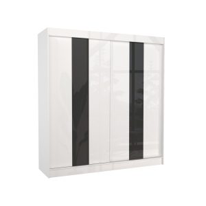 Szafa przesuwna z lacobelem KAREN 200 White 1018710 Szafa przesuwna z lacobelem KAREN 200 White 1018710