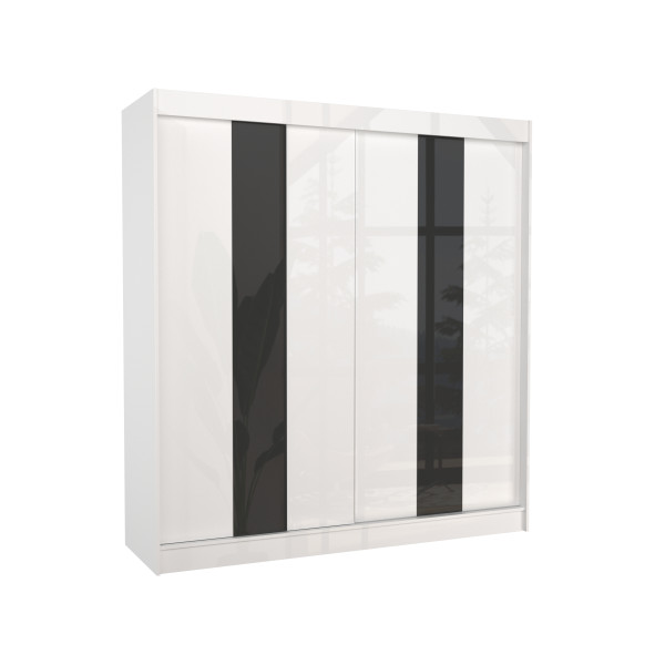 Szafa przesuwna z lacobelem KAREN 200 White 1018710