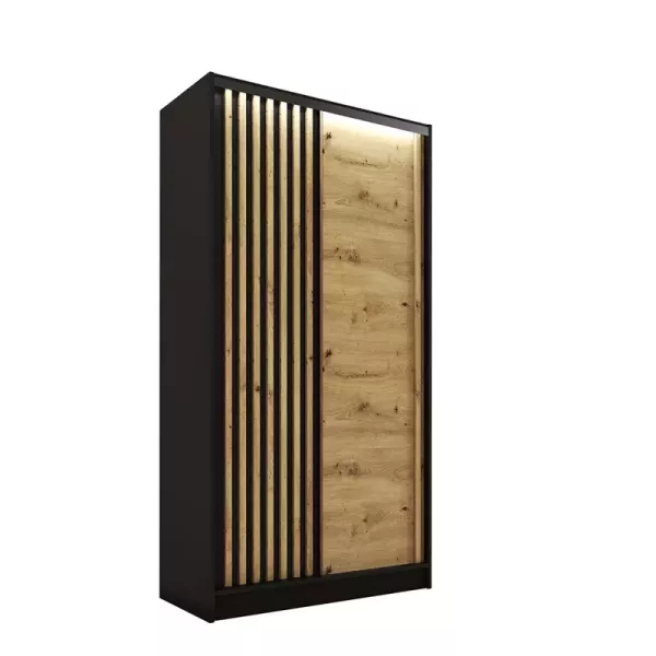 Szafa przesuwna z lamelami 100 cm LAMEL 3D Artisan 248969