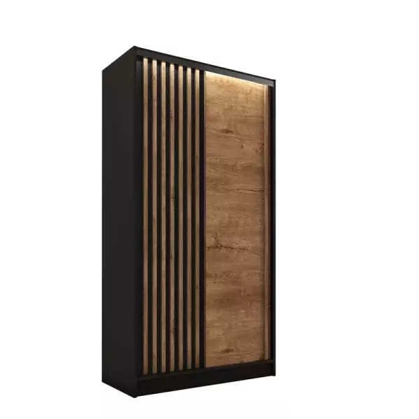 Szafa przesuwna z lamelami 100 cm LAMEL 3D Lefkas 249002