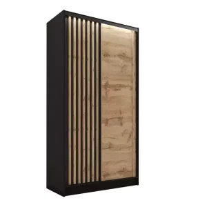 Szafa przesuwna z lamelami 100 cm LAMEL 3D Wotan 248944 Szafa przesuwna z lamelami 100 cm LAMEL 3D Wotan 248944