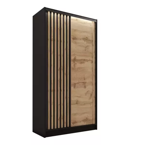 Szafa przesuwna z lamelami 100 cm LAMEL 3D Wotan 248944