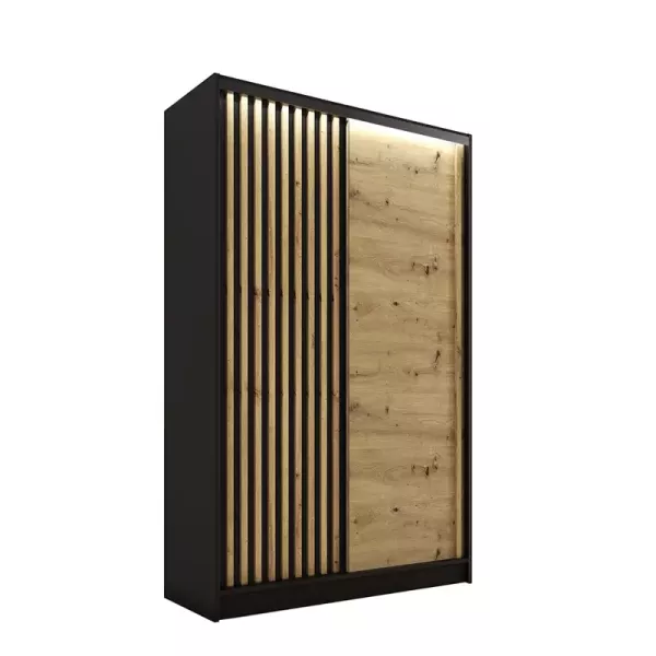 Szafa przesuwna z lamelami 120 cm LAMEL 3D Artisan 248950