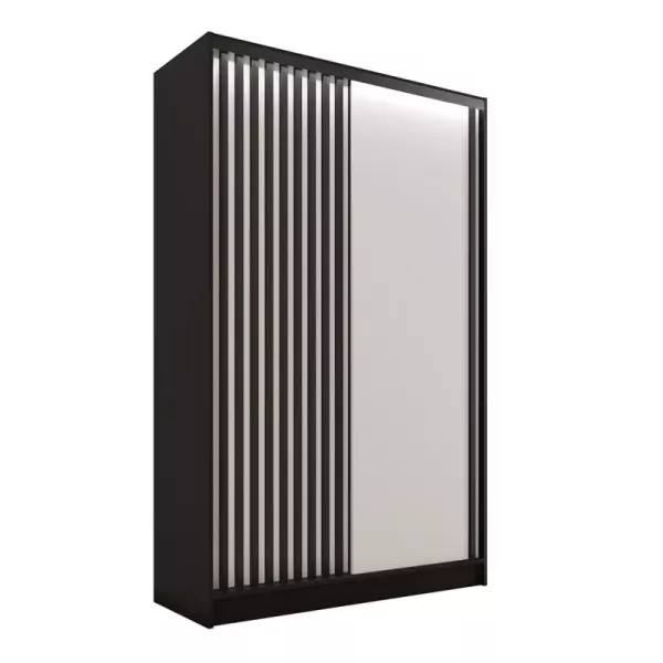 Szafa przesuwna z lamelami 120 cm LAMEL 3D Biały 248956