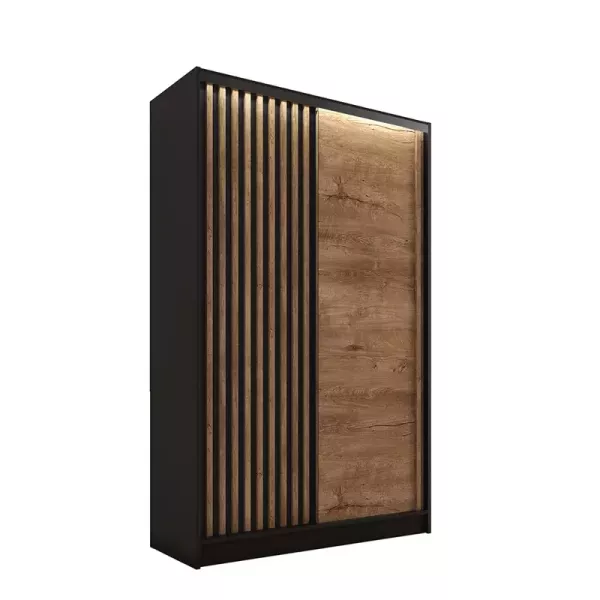 Szafa przesuwna z lamelami 120 cm LAMEL 3D Lefkas 248965