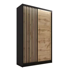 Szafa przesuwna z lamelami 120 cm LAMEL 3D Wotan 248970 Szafa przesuwna z lamelami 120 cm LAMEL 3D Wotan 248970