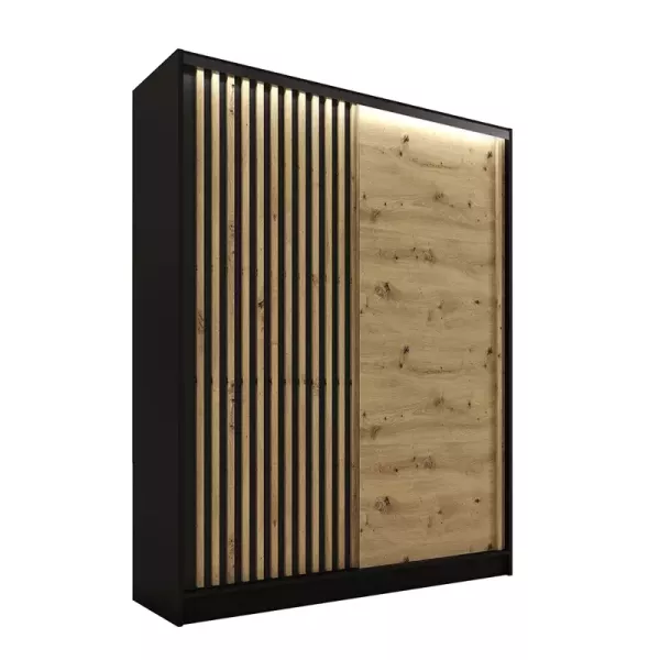 Szafa przesuwna z lamelami 150 cm LAMEL 3D Artisan 248983