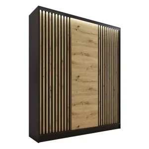 Szafa przesuwna z lamelami 150 cm LOFT artisan 527154 Szafa przesuwna z lamelami 150 cm LOFT artisan 527154