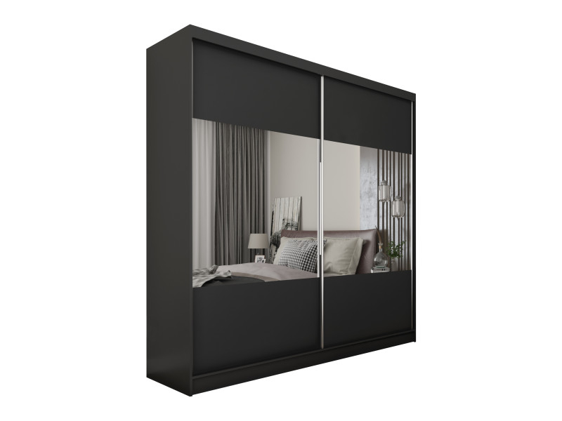 Szafa przesuwna z LED CELI - 200x216 140672