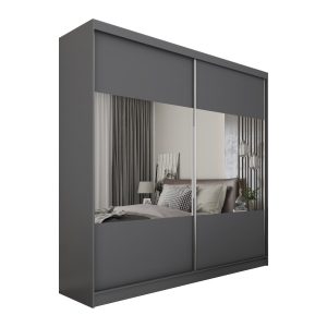 Szafa przesuwna z LED CELI – 200×216 140546 Szafa przesuwna z LED CELI – 200×216 140546
