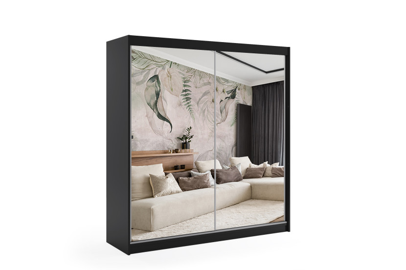 Szafa przesuwna z LED DEBI - 200x216 76394