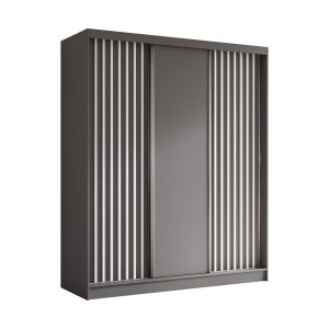 Szafa przesuwna z LED LABELO – 180×216 217656 Szafa przesuwna z LED LABELO – 180×216 217656
