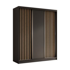 Szafa przesuwna z LED LABELO – 180×216 217583 Szafa przesuwna z LED LABELO – 180×216 217583