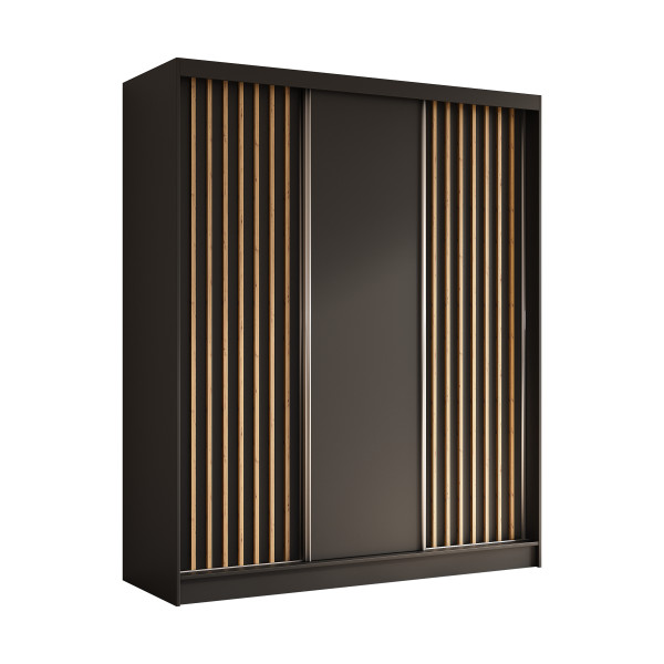Szafa przesuwna z LED LABELO - 180x216 217583