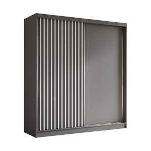 Szafa przesuwna z LED LABELO – 200×216 217575 Szafa przesuwna z LED LABELO – 200×216 217575