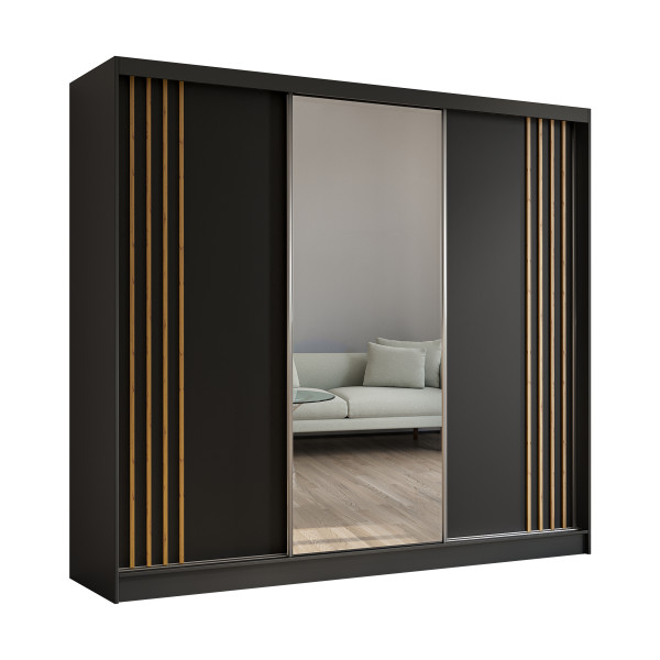 Szafa przesuwna z LED NALLA - 240x216 217601