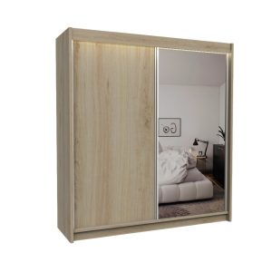 Szafa przesuwna z LED PARTI 200×216 140468 Szafa przesuwna z LED PARTI 200×216 140468