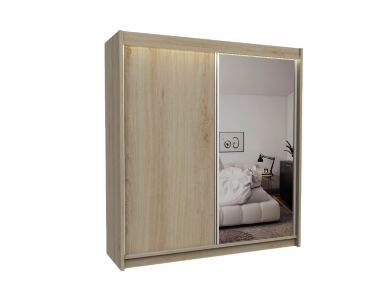 Szafa przesuwna z LED PARTI 200x216 140468