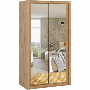 Szafa przesuwna z lustrem 120 BOSCO BO07 dąb artisan 296492 Szafa przesuwna z lustrem 120 BOSCO BO07 dąb artisan 296492