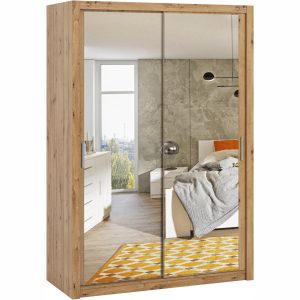Szafa przesuwna z lustrem 150 BOSCO BO08 dąb artisan 296491 Szafa przesuwna z lustrem 150 BOSCO BO08 dąb artisan 296491