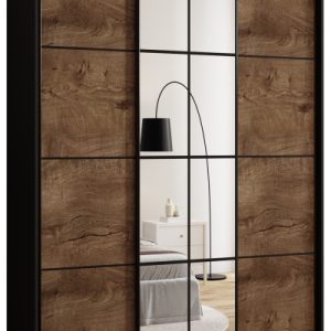 Szafa przesuwna z lustrem 150 cm EDGE 671332
