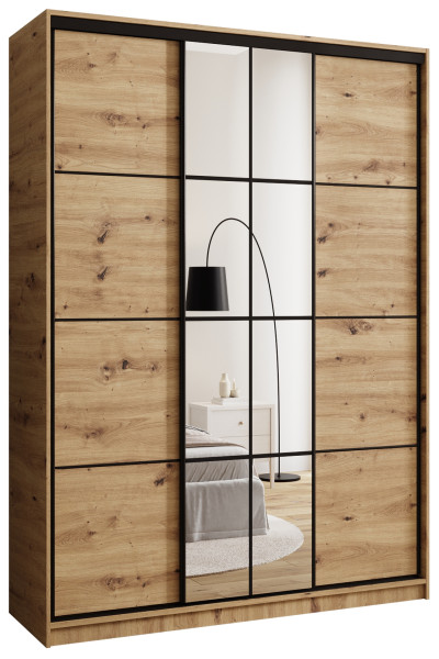 Szafa przesuwna z lustrem 150 cm EDGE 671501