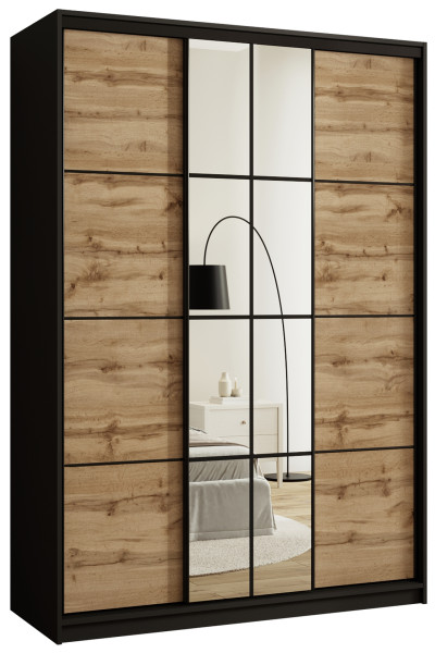 Szafa przesuwna z lustrem 150 cm EDGE 671504