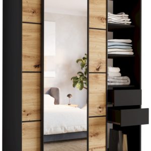 Szafa przesuwna z lustrem 150 cm LOFT artisan 527157 Szafa przesuwna z lustrem 150 cm LOFT artisan 527157