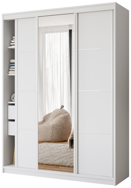Szafa przesuwna z lustrem 150 cm VITA 960142
