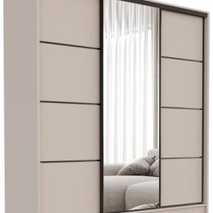 Szafa przesuwna z lustrem 180 cm BEST 972357