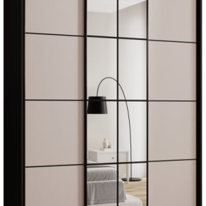 Szafa przesuwna z lustrem 180 cm EDGE MAX beż 671313 Szafa przesuwna z lustrem 180 cm EDGE MAX beż 671313