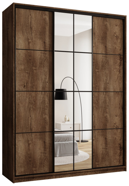 Szafa przesuwna z lustrem 180 cm EDGE MAX lefkas 671500