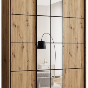 Szafa przesuwna z lustrem 180 cm EDGE MAX 671329 Szafa przesuwna z lustrem 180 cm EDGE MAX 671329