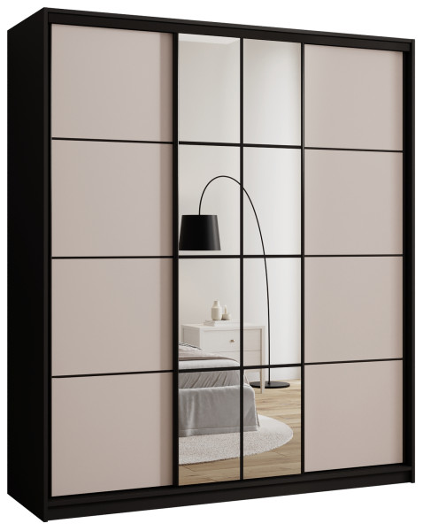 Szafa przesuwna z lustrem 180 cm EDGE 671428