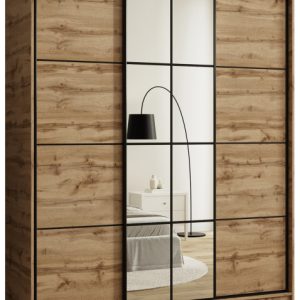 Szafa przesuwna z lustrem 180 cm EDGE wotan 671478 Szafa przesuwna z lustrem 180 cm EDGE wotan 671478