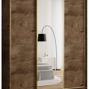 Szafa przesuwna z lustrem 180 cm GOLD NEW szafa przesuwna do sypialni 671480