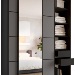 Szafa przesuwna z lustrem 180 cm LOFT MAX 527329 Szafa przesuwna z lustrem 180 cm LOFT MAX 527329
