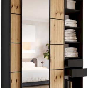 Szafa przesuwna z lustrem 180 cm LOFT MAX 530863 Szafa przesuwna z lustrem 180 cm LOFT MAX 530863