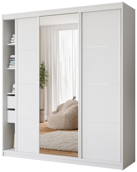 Szafa przesuwna z lustrem 180 cm VITA 960184