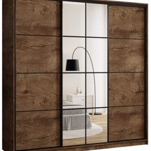 Szafa przesuwna z lustrem 200 cm EDGE lefkas 671312