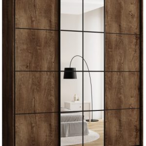 Szafa przesuwna z lustrem 200 cm EDGE MAX lefkas 671373