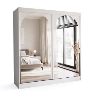 Szafa przesuwna z lustrem 200 cm MORIN 868148 Szafa przesuwna z lustrem 200 cm MORIN 868148