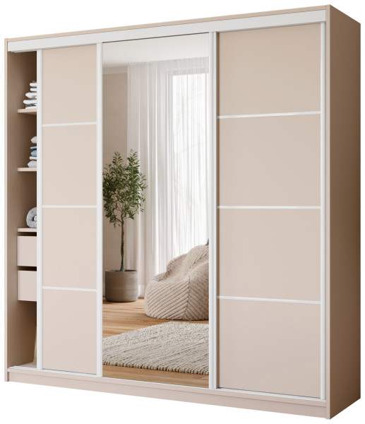 Szafa przesuwna z lustrem 200 cm VITA 960150