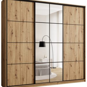 Szafa przesuwna z lustrem 250 cm EDGE MAX artisan 671306