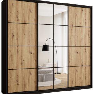 Szafa przesuwna z lustrem 250 cm EDGE MAX loftowa 671318