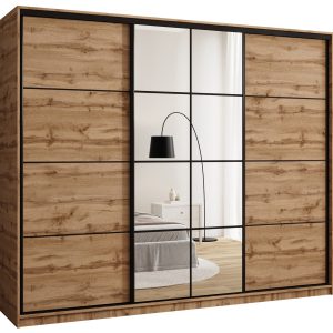 Szafa przesuwna z lustrem 250 cm EDGE wotan 671349