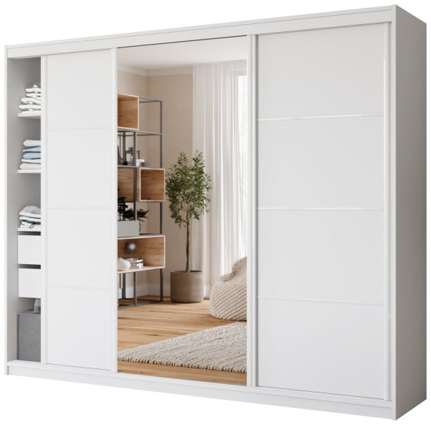 Szafa przesuwna z lustrem 250 cm VITA 960149