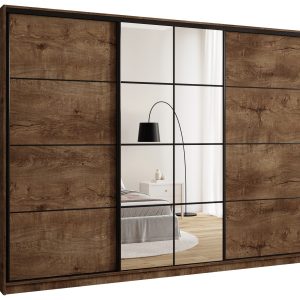 Szafa przesuwna z lustrem 280 cm EDGE lefkas 671451