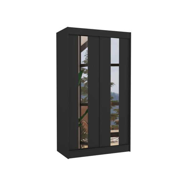 Szafa przesuwna z lustrem BALTON 120 Black 1005840